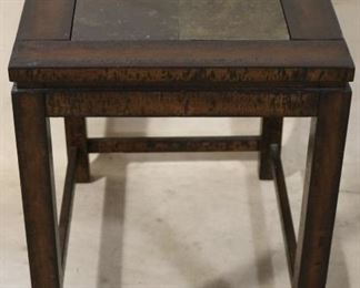 Marble inset table