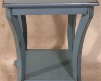 Teal painted table