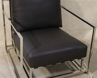 Chrome arm chair