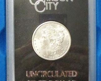 Uncirculated Carson City silver dollar