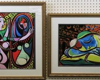 Sleeping Girl/Girl in Front of Mirror by Picasso