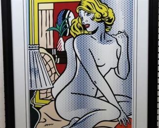 Nude Modern giclee by Roy Lichtenstein