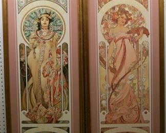 Champagne ads by Alphonso Mucha