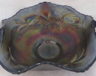 Strawberry by Fenton 2 handled bon bon