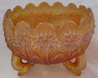 Carnival footed bowl