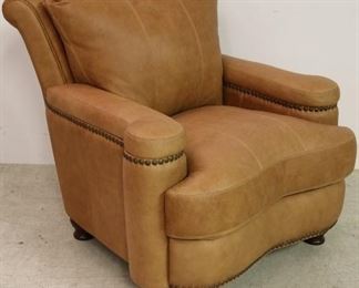 Leather Italia Hutton Chair in Saddle