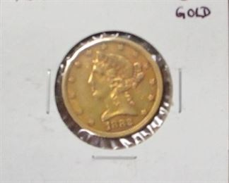1882 $5 Gold Liberty