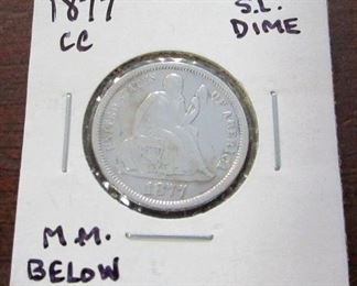 1877 Carson City dime High Grade