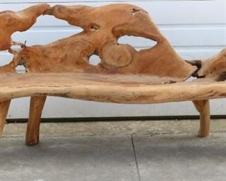 Teak Drift Wood Bench