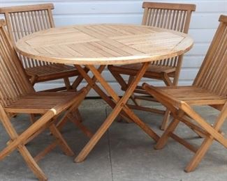 Teak Table with Chairs