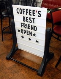 Magic Master Free Standing Sidewalk Advertising Sign 41"H x 29.5"W x 24"D