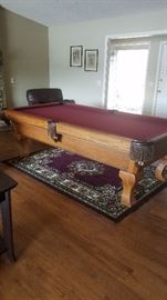 9 ft Pool Table.  This is vintage in excellent condition