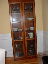 Mid Century tall china cabinet