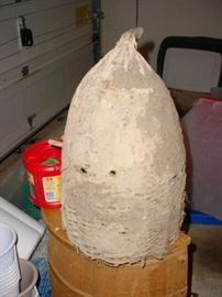 1920's French clay and wicker bee hive