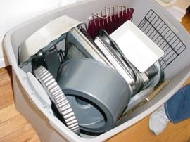 Pots and pans everywhere