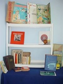 another view of some of the games, old year books, albums and more