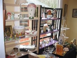Some of the many porcelains, glassware, pottery and more