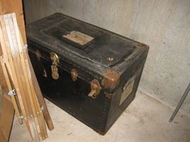 old steamer trunk