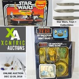 Star Wars, Toys + Collectibles Online Auction