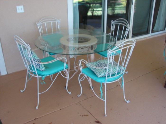 Wrought Iron Chairs w/ Table $85.00