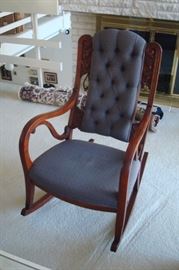Antique Victorian rocker.