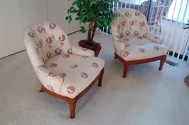 Two of three bedroom chairs.