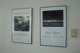 Ansel Adams posters.