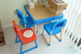 Child's table & chairs.