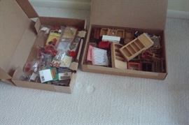 Some of the doll furniture.