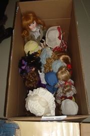 Some of the dolls. 