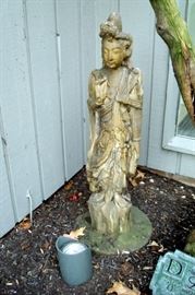 Antique Orienal cement statuary.