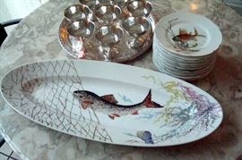 Vintage fish set.