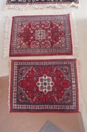 Oriental wool hand made prayer rugs.
