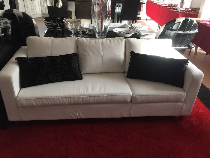 Nice white contemporary sofa