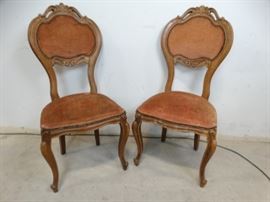 Antique French Style Side Chairs