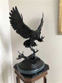 Owl Bronze Sculpture by Moignic  $2900
