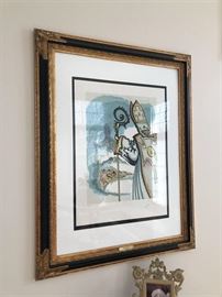 Salivador Dali Print signed and numbered $2200