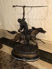"Fantasy Arab" Large Bronze by Prosper LeCourtier French 1855-1924 $5000