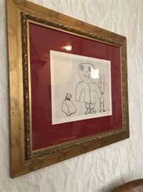 Alexander Calder print "Santa claus" $2500