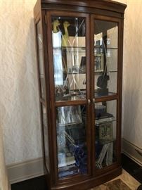 2 Mirror and Glass lighted display cases $500