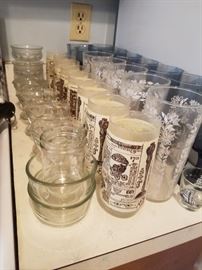 Glassware - Vintage Sears drinking glasses 