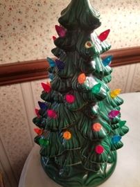 Ceramic Christmas Tree - vintage