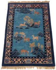 Chinese Pictorial Carpet 
