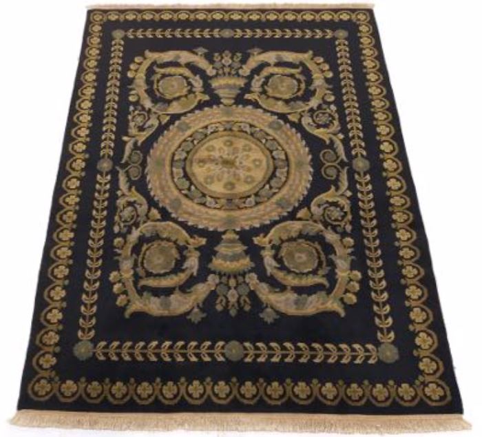 Fine HandKnotted Tibetan French Savonerie Style Carpet 