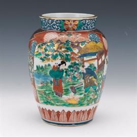 Japanese Enameled Vase