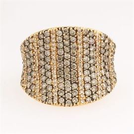 Ladies EFFY Gold and Diamond Fashion Ring 