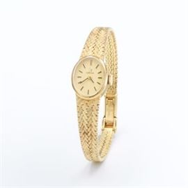 Ladies Omega Gold Wristwatch 