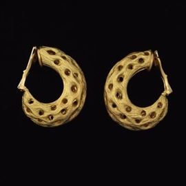 Nicholas Varney Gold Earrings 