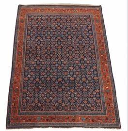 Persian Fine HandKnotted Bijar Carpet 