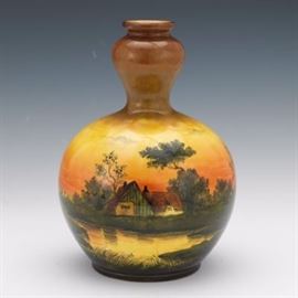 Royal Bonn Porcelain Scenic Vase 